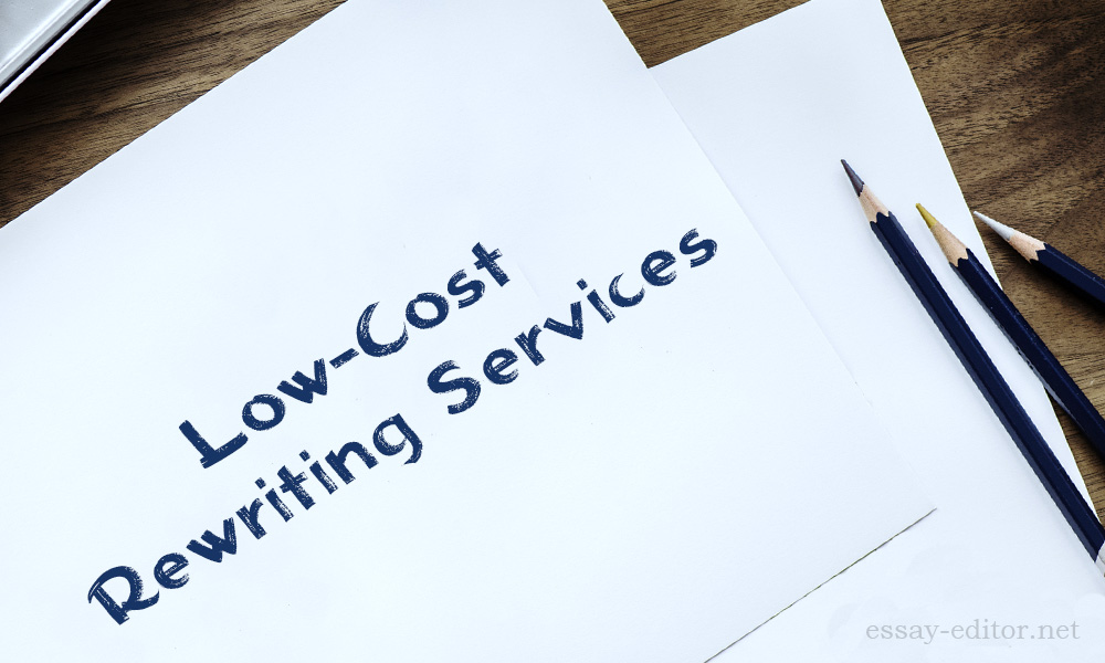 Low-Cost Rewriting Services