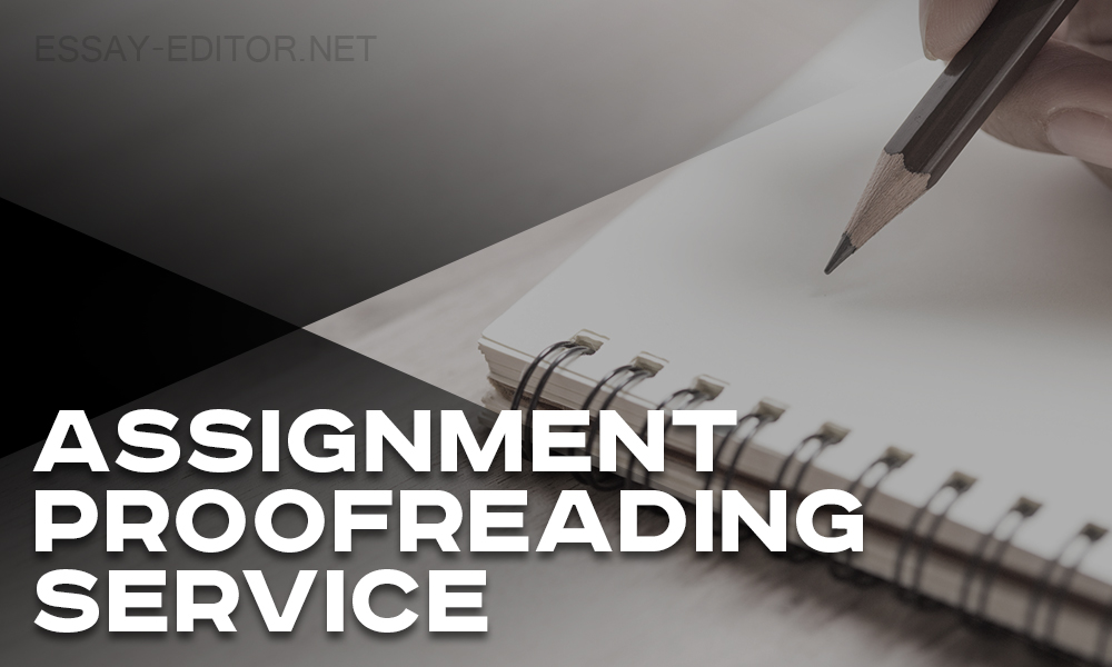 Assignment proofreading service