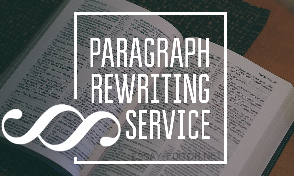 Paragraph rewriting service